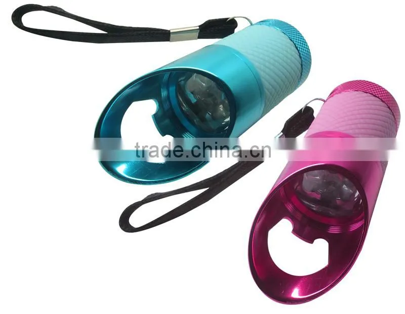 New Promotional torch with bottle opener with 6 LED