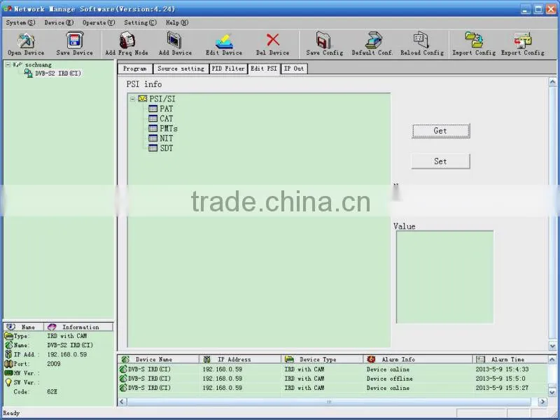 Professional DVB-S2 Demodulator /DVB S2 IP IRD with 2 CI