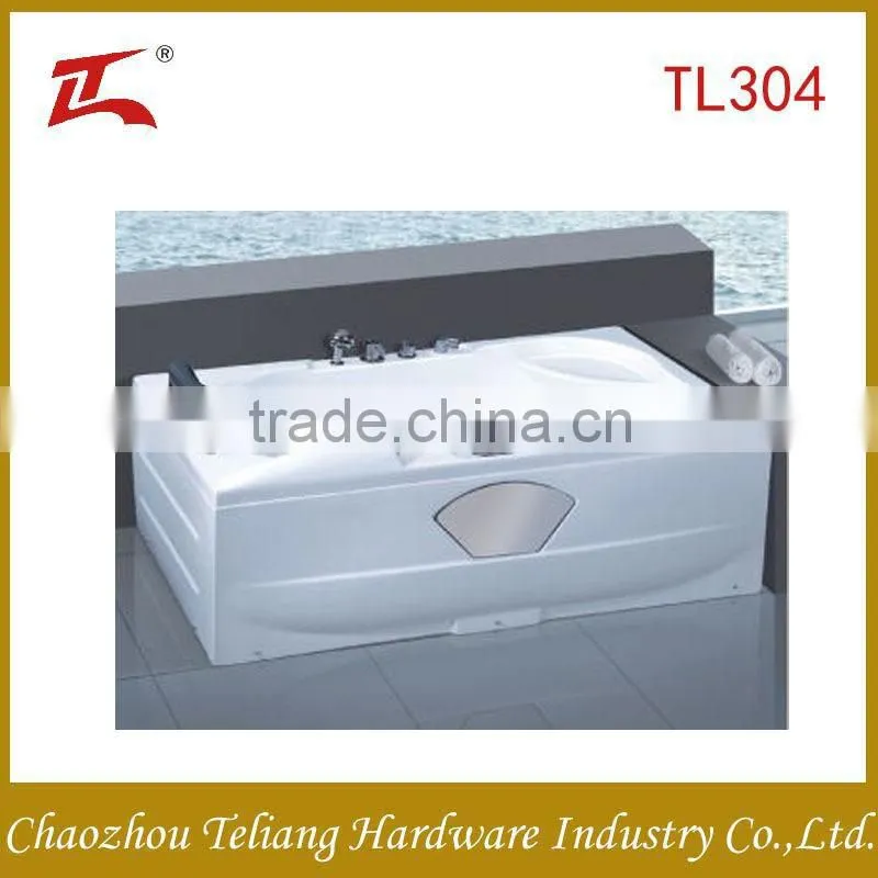 Wholesales Good Quality Square Free Standing Bathtub with Pillow Bathroom Bathtub