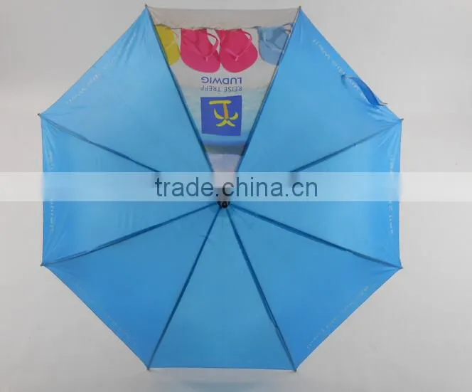 23 inches custom made wooden handle rain umbrella for sale