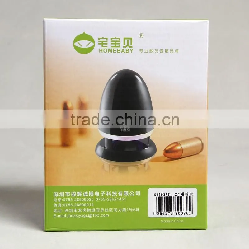 corrugated board printed white and black bulllet logo with bar codepackage case for multimedia digital audio