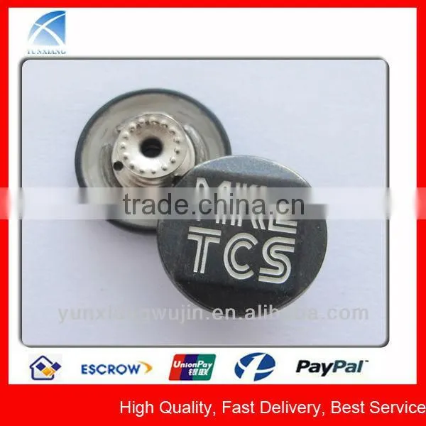 YX1852 Custom Metal Jeans Button Factory
