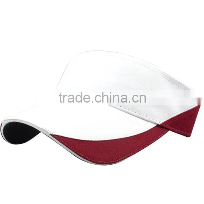 100% polyester mesh cheap promotional sun visor hat