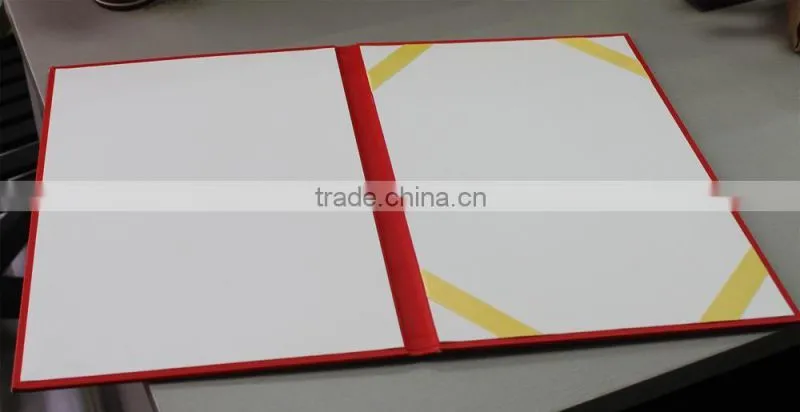 High Quality A4 Leather Diploma Holder, Diploma Holder with Leather Cover