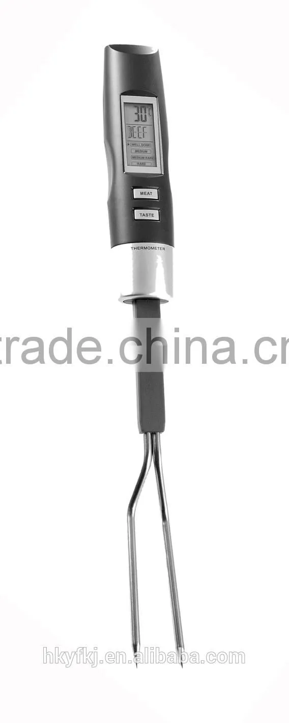 Instant digital read cooking food probe meat thermometer kitchen bbq selectable thermometer (S-H2202)