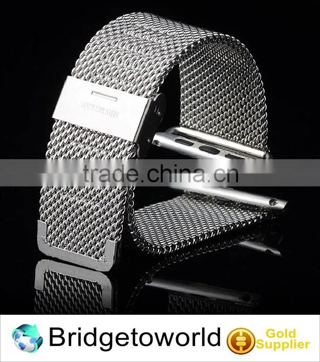 Thick Fashion Stainless Steel Band For Apple iWatch 38mm WatchBand Girl Lady Men Boy Belt 42mm For Apple Watch Sport Edition
