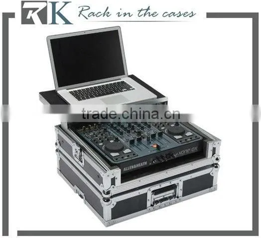 CDJ Workstation 350 / 400 Flightcase For Pioneer CDJ350 / CDJ 400 / DJM400 (black, silver)
