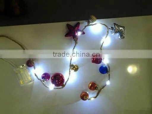 2M 20L battery operated ribbon string lights