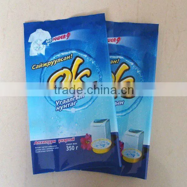 High quality BOPP/LDPE laminated washing powder packing plastic bag