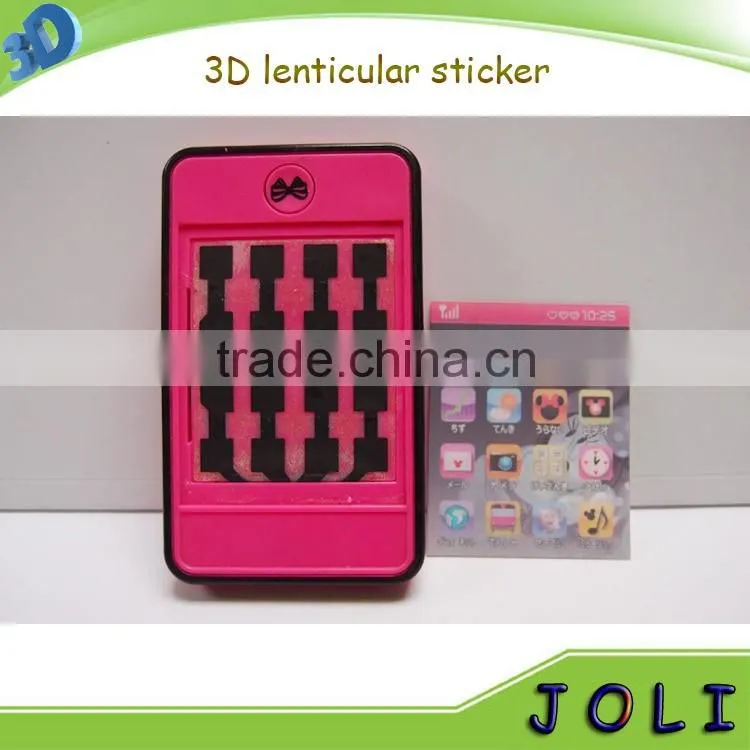 custom logo Lenticular stickers /3d lenticular sticker printing
