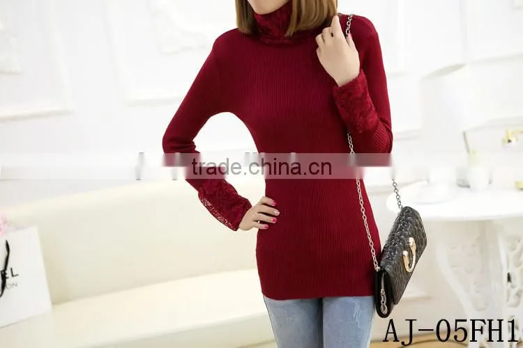 Lace heap heap led long sweater
