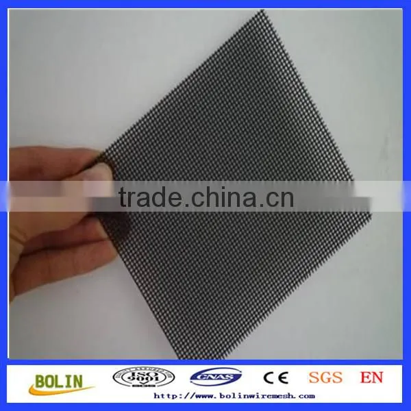 (factory)black coated 316 bulletproof security wire mesh door screen