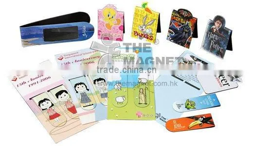 The most popular series souvenirs------magnetic bookmark for stationery promotional gift