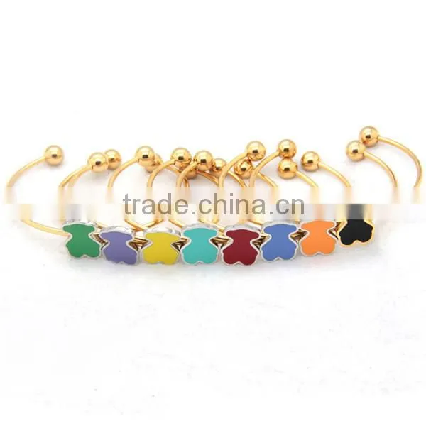 Hot New European and American Fashion Female Bear Bangle Bracelet