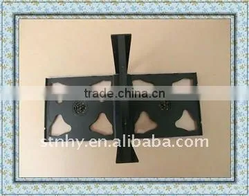 23mm black tray clear 5-6disk CD case