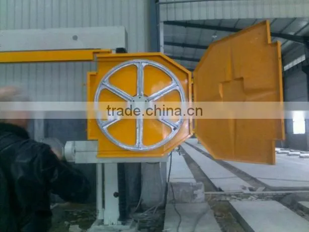 Stone cutting machine, diamond wire saw machine, machine for arc shaped cutting