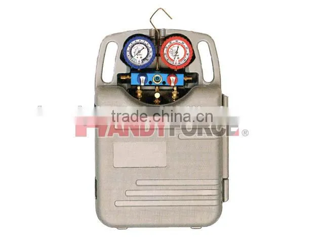 Ball Valve Type Manifold Gauge, Air Condition Service Tools of Auto Repair Tools