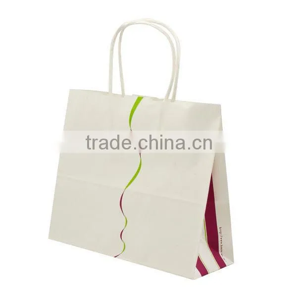 Customized paper gift bag&craft paper bag with your logo(Factory sale price)