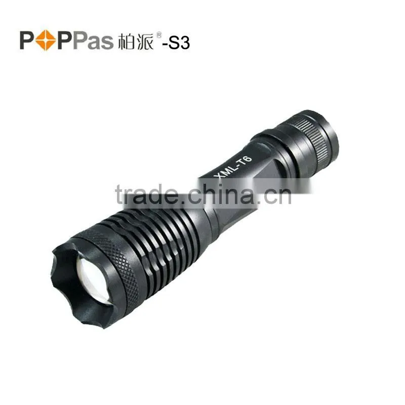 S3 Super Bright XML T6 Rechargeable Mini Zoom charging torch light