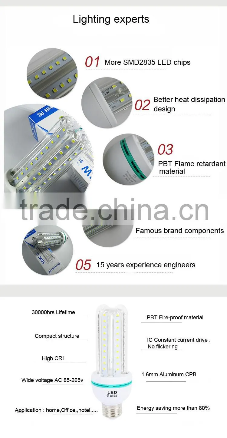 Economical 7w 9w 12w led corn bulb smd2835 e27 corn led corn led light
