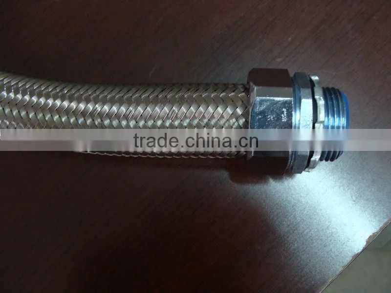 stainless steel braided PTFE hose / Teflon hose made in china