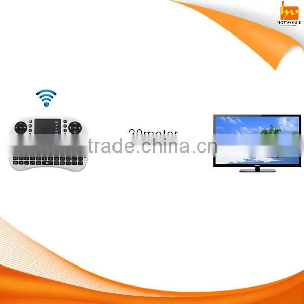 for Android Pad TV, Xbox, PS3, HTPC/IPTV, Mini 2.4GHz Wireless Touchpad Keyboard