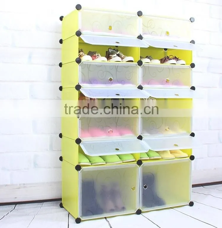 PP material DIY Shoe rack