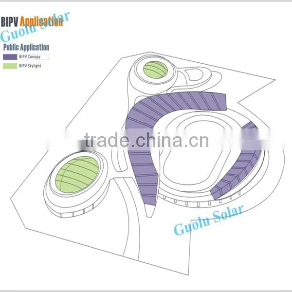 Low MOQ Great Performance BIPV Cheap Solar Panels China CE Certified