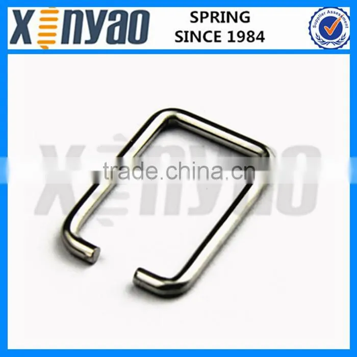 Custom stainless steel retaining spring clip