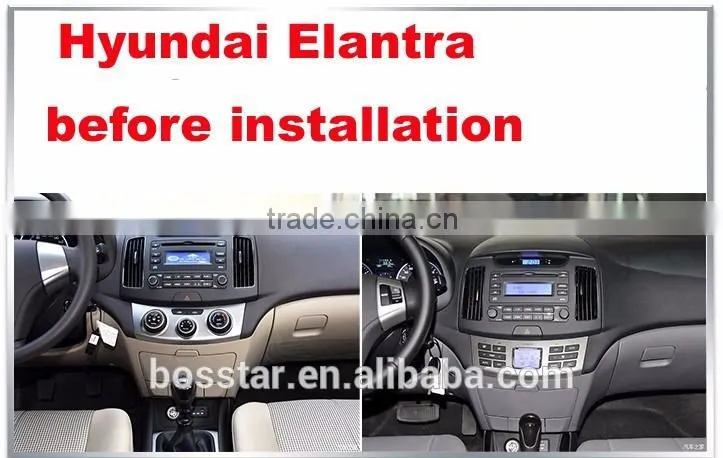 Quad Core Android car audio gps navigation for Hyundai Elantra 2012-2015 with wifi,bluetooth,16g inand IGO MAP