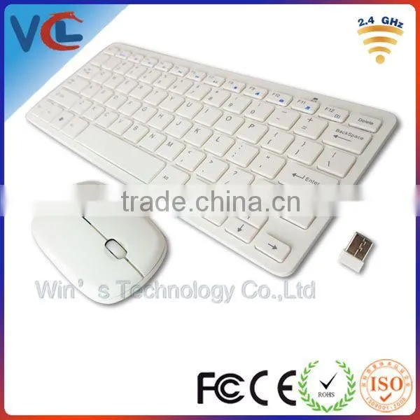 White wireless mouse and keyboard combo from 10 years experiences factory