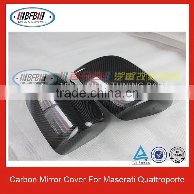 Auto Carbon Side Mirror Cover Stick On For Maserati Quattroporte/Ghibli