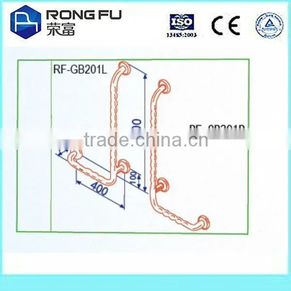 ISO&Sample Accepted,304standard SS ( Stainless Steel) grab bar for bathroom/toilet