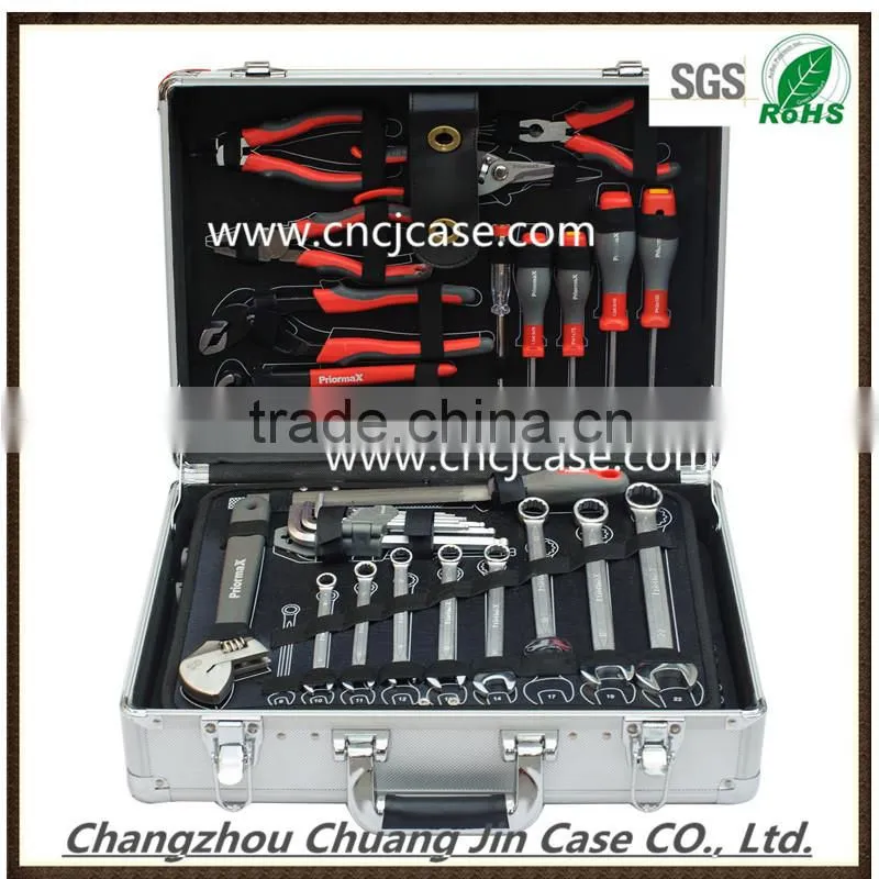 High quality professional custom silver aluminum case aluminum tool case