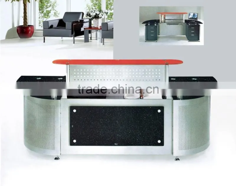 XPT-P0403 white used salon reception desk