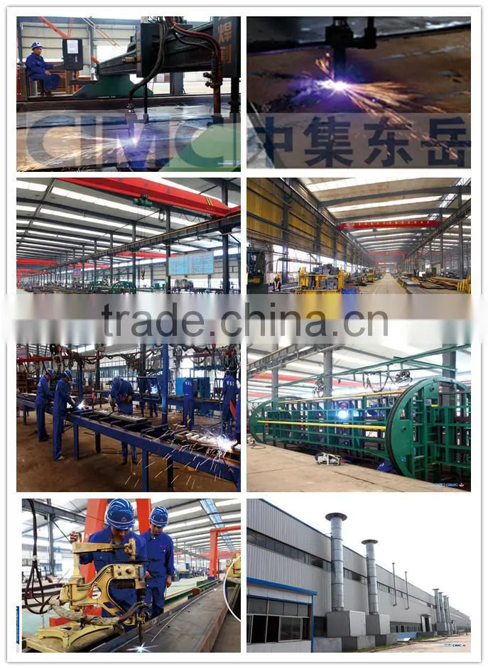 Tri-axle 40 tons tractor hydraulic dump trailer for sale