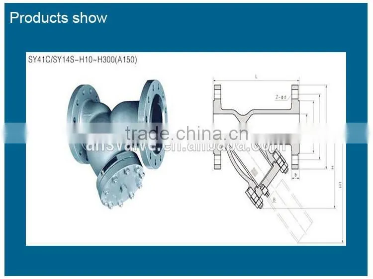 DN250 Prices Stainless Steel Sink Y Strainer