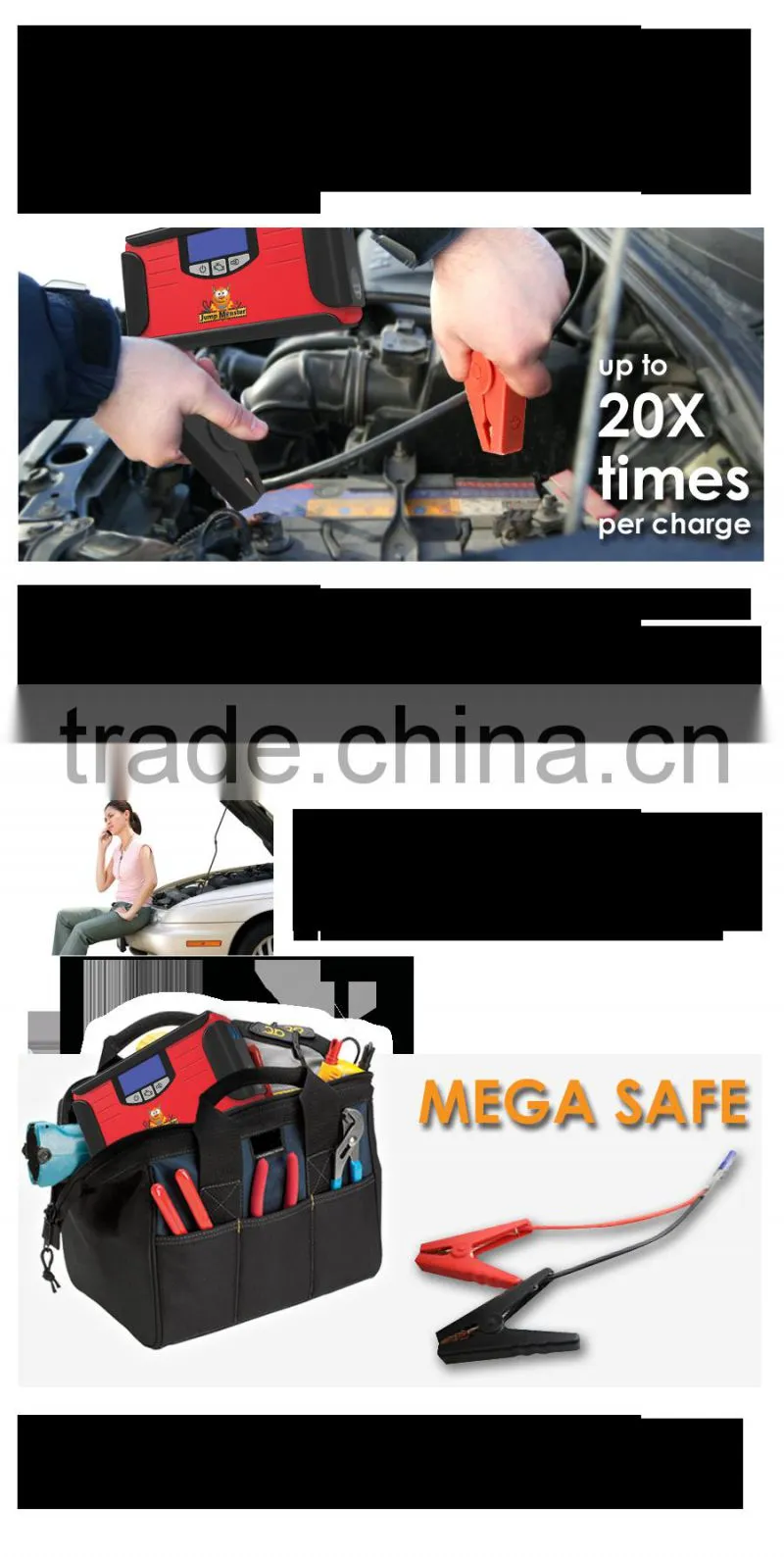 JUMP MONSTER 12v jump starter auto jump starter