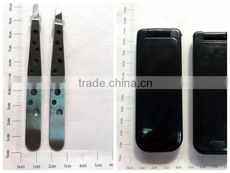 Wholesale high quality leather bag nail care kit stainless steel manicure set porable metal manicure kit nail clipper