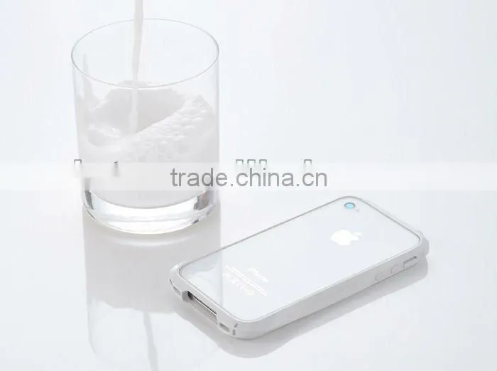 high quality novelty Durable Aluminium Metal Bumper Cover Case for iphone 4 4S