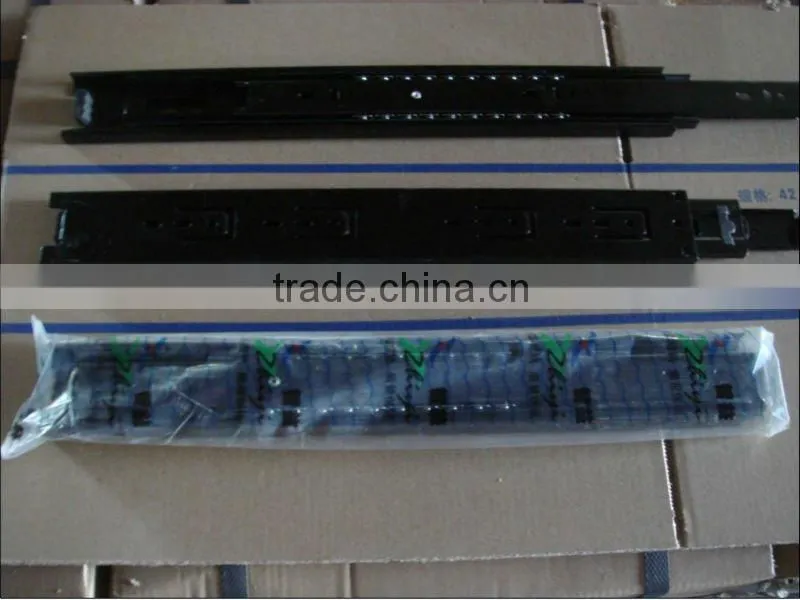 ZY:45mm ( 1.0*1.0*1.2mm )3-Fold Telescopic Drawer Slide