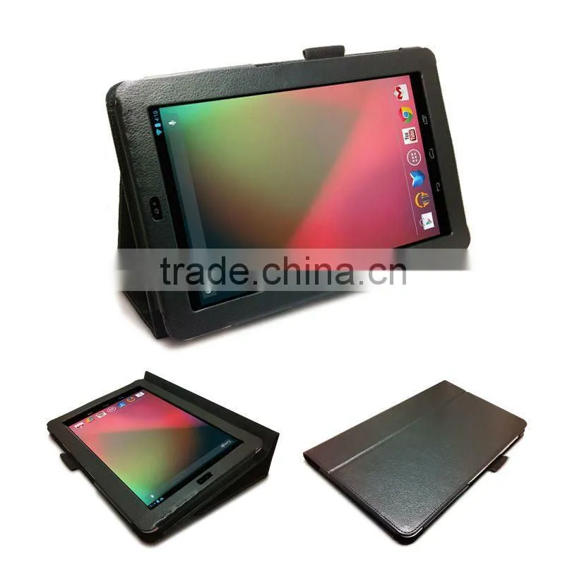 Leather Case with stand for Google nexus 7