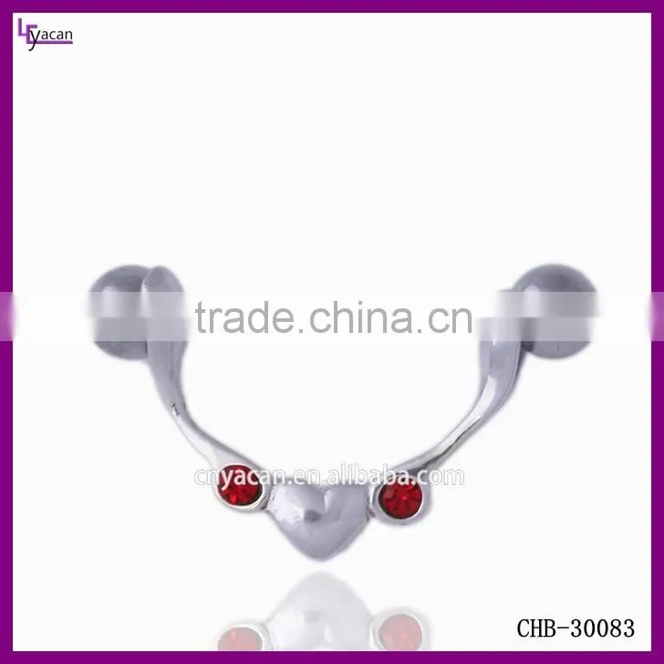 Unique Body Jewelry Heart Love Slave Nipple Ring