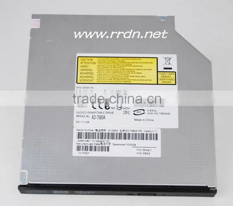 Optiarc AD-7580A Slim 8x DVD burner