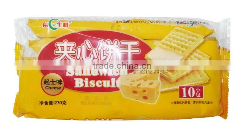 Peanut Cream and Biscuit Sandwich Cracker