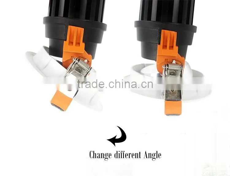 zhongshan alibaba 12w round cob led downlight manufacturer spotlight for led