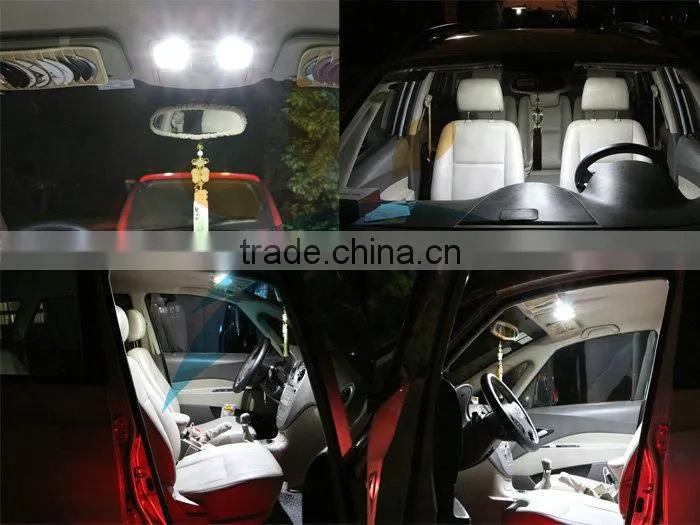 Factory best price led festoon light for all cars, white color car roof lights with one year warranty