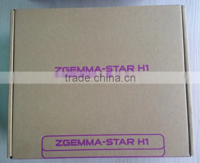 Enigma2 Zgemma Star H1 HD satellite tv receiver Linux OS Zgemma Star H1 with internet connection