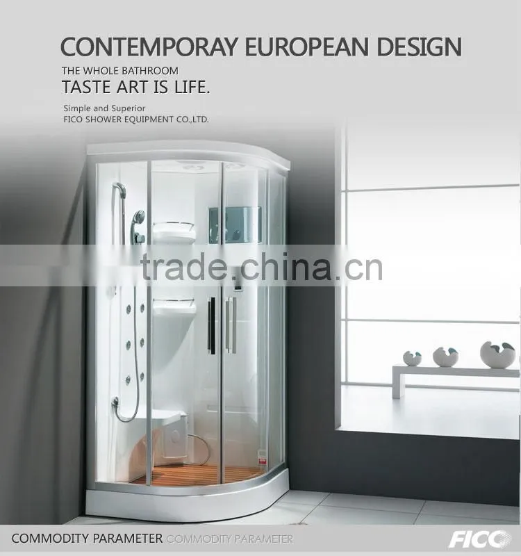 FC-116 4-person infrared steam sauna room