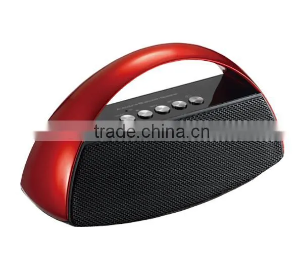 Rechargeable portable wireless bluetooth speaker, 4 color FM radio speaker